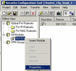 15 Rozruch modułu bezpieczeństwa (firewall) FN2009-A1 Tworzenie reguł zapory firewall - Name (Nazwa): ICMP0, Type (Typ): Echo Request (Żądanie echo), Code (Kod): No code (Bez kodu).