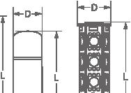 5 42mm, 12V50Hz 100pc.