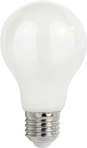 Premium White LED COG 340 9W E27 GLS 74 WW 2500-2900K + Najnowsze źródła LED: + - szklana mleczna bańka - doskonałe