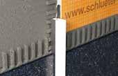 Schlüter -LIPROTEC-WS/-WSQ Schlüter -LIPROTEC-WS jest wysokiej jakości profilem nośnym z anodowanego aluminium do oświetlania wystających paneli ściennych przez założoną w profilu dowolną taśmę LED