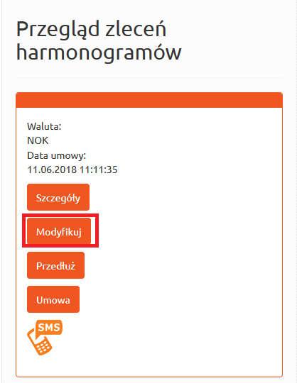 Rysunek 158. Przegląd zleceń harmonogramów.