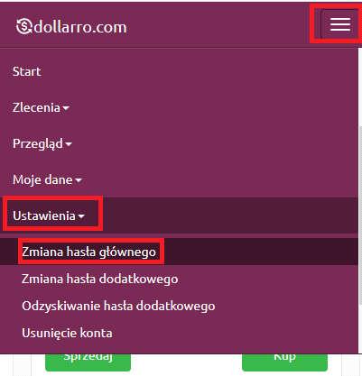 Rysunek 169. Zmiana hasła głównego.