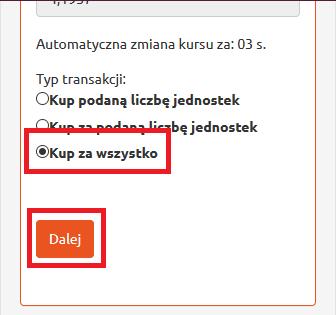 Rysunek 59. Kupno. Typ transakcji 3/3.