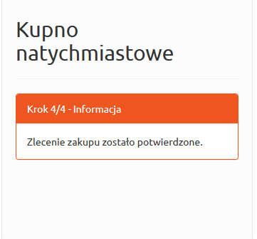 Jeżeli tego nie zrobimy transakcja automatycznie wygasa (Rysunek 61).. Rysunek 62.