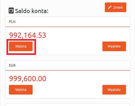 Wpłata Rysunek 112. Wpłata. Rysunek 113.