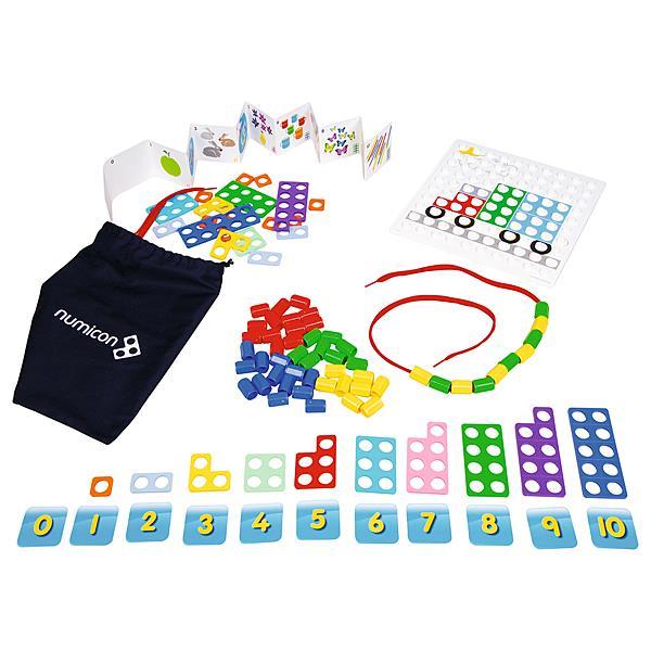OBSERWACJA PEDAGOGICZNA Pierwsze kroki z klockami NUMICON - zestaw indywidualny 370011 Praca z Numiconem pomaga zrozumieć skomplikowane pojęcia matematyczne.