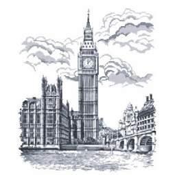 Wzór graficzny - Big Ben