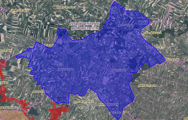 Mapa 3 Obszary chronione na terenie Gminy Lipnik Źródło: http://geoserwis.gdos.gov.