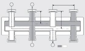 C B 125 mm 60 mm 90 mm A D podłączenia = hydrauliczne Konsola