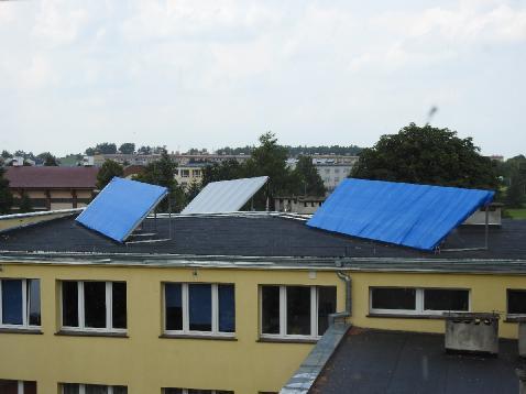 Rysunek 7. Słoneczny system grzewczy w Wielofunkcyjnej Placówki Pomocy Rodzinie w Szczecinku.