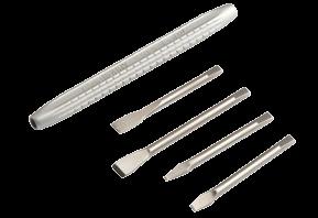 PEDIPAL Ingrotool Complete Uniwersalny 5 częściowy instrument o długości 120 mm przeznaczony do efektywnego leczenia wrastających się paznokci jak i paznokci rurkowatych.