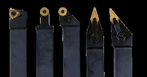3441750 Zestaw noży tokarskich HM 20 mm 5-częściowy z płytkami obracanymi HM powłoka tytanowa skrzynka aluminiowa 3441670 h 1 36 37 38 39 Wymienne płytki obracane HM (po 5 sztuk) 3441752 3441756