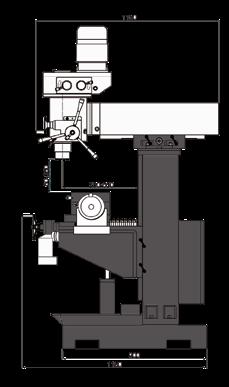 Regulowane ograniczniki krańcowe XXAutomatyczny posuw osi X i Y z płynną regulacją prędkości przesuwu XXOś X i Y przesuwa się manualnie przy użyciu pokrętła lub automatycznie za pomocą mechanizmu