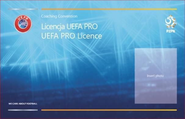 Dyplom UEFA PRO Identyfikator