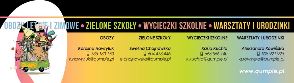 1. CZY JEST MOŻLIWOŚĆ WSPÓLNEGO ZAKWATEROWANIA W POKOJU KOLEGÓW/KOLEŻANEK? Jak najbardziej. Wspólne zakwaterowanie deklarujemy w Karcie Kwalifikacyjnej lub mailowo: kontakt@qumple.