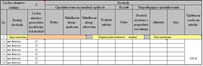 WYPEŁNIANIE ZAŁĄCZNIKA NR 9 Załącznik numer 9 to