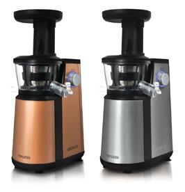 10 GSJ-510 WYCISKARKA WOLNOOBROTOWA BPA free elementy pozbawione bisfenolu A prędkość obrotowa 80 RPM silnik DC o mocy 400W obudowa ze stali szlachetnej cicha praca urządzenia dwa kierunki pracy