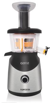 12 GSJ-400M WYCISKARKA WOLNOOBROTOWA BPA free elementy pozbawione bisfenolu A prędkość obrotowa 40 RPM funkcja czyszczenia silnik DC o mocy 150W dwa kierunki pracy silnika zabezpieczenie przed