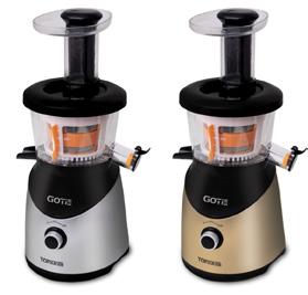GSJ-400 13 WYCISKARKA WOLNOOBROTOWA BPA free elementy pozbawione bisfenolu A prędkość obrotowa 40 RPM funkcja czyszczenia silnik DC o mocy 150W dwa kierunki pracy silnika zabezpieczenie przed