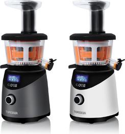 6 GSJ-800 WYCISKARKA WOLNOOBROTOWA BPA free elementy pozbawione bisfenolu A sterowanie mikroprocesorowe wskaźnik czasu pracy 4 tryby pracy 3 prędkości obrotowe dostosowane do różnych rodzajów