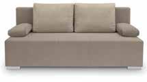 Sofa Clarc Lux DL 9,- 0 78 mies. SxGxW: 97x98x9 cm, pow. spania: x97 cm. BONN BEIGE/JASMINE BEIGE.