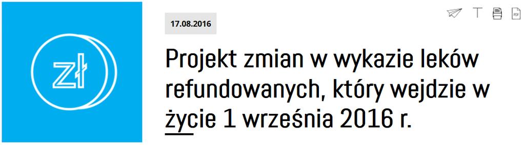 3) W ramach programów lekowych zostały objęte refundacją: a.