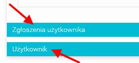 Rysunek 24: Dodatkowe sekcje Po rozwinięciu sekcji Użytkownik, wyświetlone zostaną w niej szczegółowe informacje o użytkowniku końcowym (wybranym uprzednio w polu Użytkownik), takie