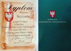 NAGRODY WIEŚCI I WYRÓŻNIENIA W Z NUMERZE RATUSZA Rok 2017 Dwa wyróżnienia dla Mszczonowa Gmina Mszczonów została uhonorowana niezwykłymi wyróżnieniami.