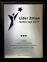 Wyróżnienie to jest formą docenienia osiągnięć gmin w dziedzinie samorządności. Otrzymują go obszary najlepiej zarządzane oraz wprowadzające innowacyjne rozwiązania.