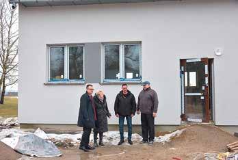 W budynkach zostały wydzielone sale główne, w których będą organizowane spotkania ludności wiejskiej,