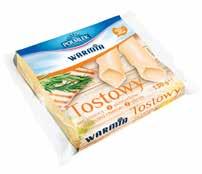 plastry 130g Ser topiony Gouda Warmia krążek 140g Ser topiony