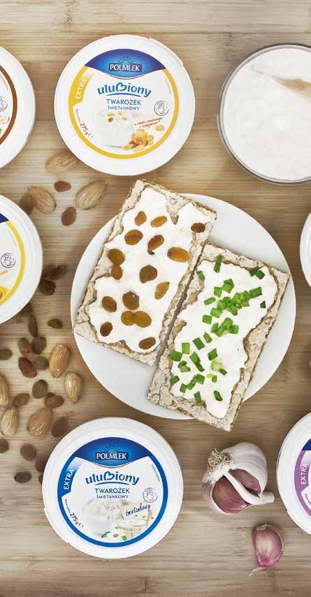 TWAROŻEK ŚMIETANKOWY Ulubiony twarożek extra z ananasem 275g Ulubiony twarożek extra z orzechami 275g Ulubiony twarożek śmietankowy extra to gotowy do spożycia produkt naturalny o dużych wartościach