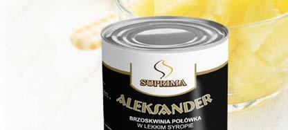 19835 Ananas kostka (3050g/1840g) 7353 Koktajl 5 owoców (2650G/1485G) -3% JABŁKO SZARLOTKA