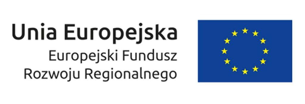 Projekt będzie współfinansowany ze środków Unii Europejskiej w ramach Europejskiego Funduszu Rozwoju Regionalnego. 2.