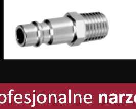 7 Nm Prędkość obrotowa - 750 rpm Zużycie powietrza - 61,20 [l/min] Długość -204 mm Waga -1,3 kg PRĘDKOŚĆ