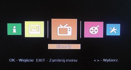 automatyczne wyszukanie dostępnych kanałów. Ręczne skanowania listy kanałów można przeprowadzić wybierając opcję Ustawienia zaawansowane po czym Ręczne wyszukiwanie kanałów naziemnych.