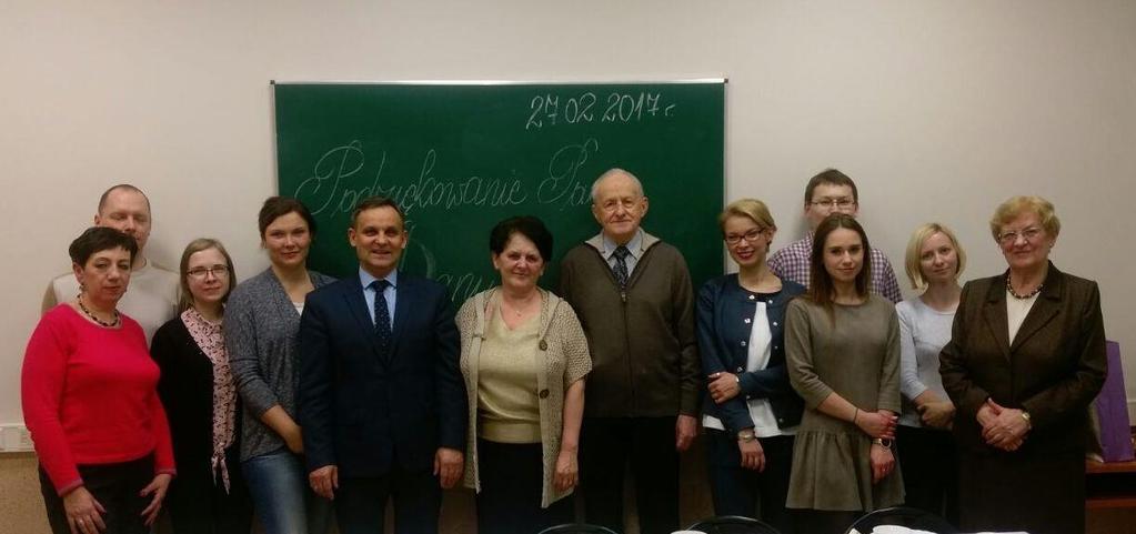 ROK 2017 Po kilkunastoletniej pracy na stanowisku porządkowej w Katedrze Farmacji Fizycznej i Farmakokinetyki, na emeryturę przeszła Pani DANUTA RUMIŃSKA.