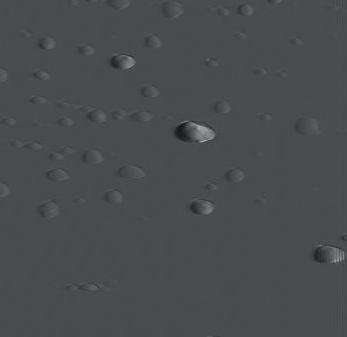 This means that the silicon substrate was scratched too.