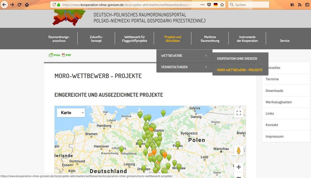 Laureaci poprzednich konkursów Opisy projektów z poprzednich konkursów są dostępne na stronie www.kooperacja-bez-granic.