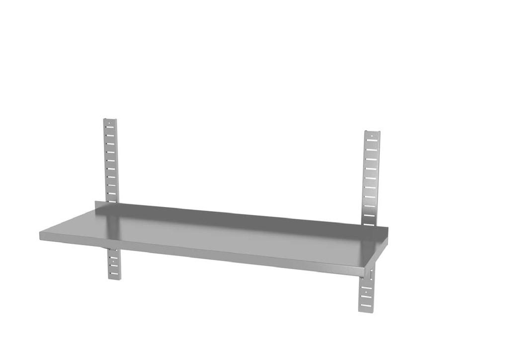 MELE DO SMODZIELNEGO MONTŻU 800 600 C półka przestawna zawiesia w komplecie prosty montaż na ścianie ISI 304 Półka wisząca przestawna pojedyncza