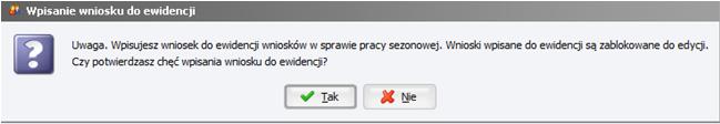 Po wybraniu przycisku Akceptuj i poprawnym zweryfikowaniu danych na oknie, w metryce zostanie zrobiony wpis systemowy Poprawa danych wniosku (o ile użytkownik dokonał jakichkolwiek zmian we wniosku).
