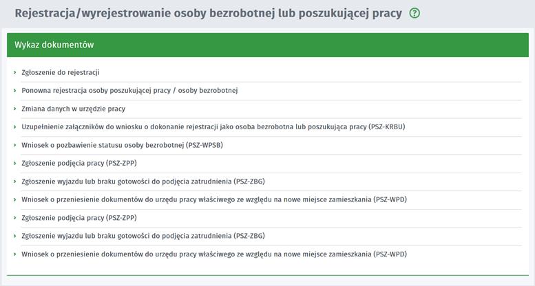 Pierwszym krokiem kreatora jest Ankieta. Na podstawie ankiety zostanie ustalony status osoby na rynku pracy. Kolejny krok Wybór urzędu oraz pozostałe nie zmieniły się. 4.