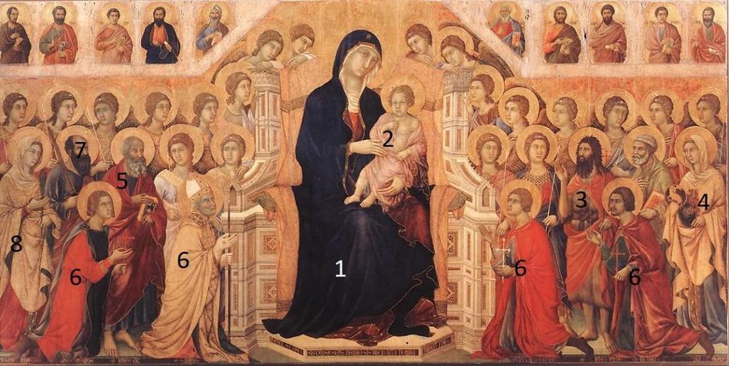 Duccio di Buoninsegna (1260-1318) Pierwszy wielki malarz ze Sieny i założyciel szkoły sieneńskiej.