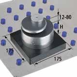 Podciśnieniowe systemy mocowania Innospann Steel-Plate Quad-Base ISQB Możliwość mocowania do 4 kubków przyssawek Dowolne pozycjonowanie kubków przyssawek Zawiera pokrywy uszczelniające do