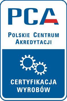 ZAKRES AKREDYTACJI JEDNOSTKI CERTYFIKUJĄCEJ WYROBY Nr AC 141 wydany przez POLSKIE CENTRUM AKREDYTACJI 01-382 Warszawa, ul. Szczotkarska 42 Wydanie nr 19 Data wydania: 19 lutego 2018 r.