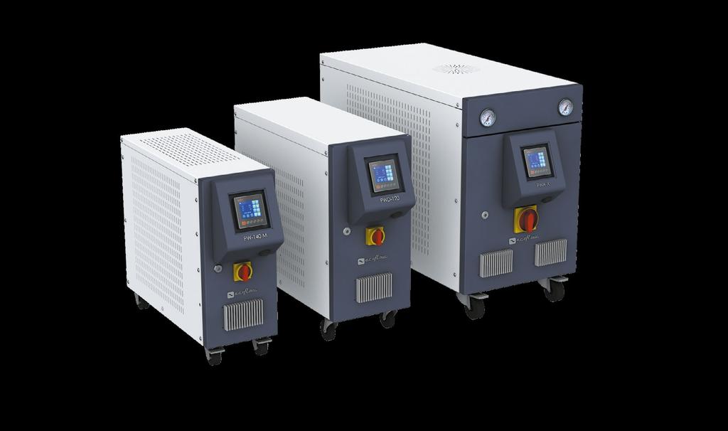 TERMOSTATY SERIA W100 W120 W140 W180 100 UNITS TAW 100 TBW 100 TCW 100 TDW 100 TEW 100 MEDIUM woda woda woda woda woda MOC GRZEWCZA kw 6-9 12 18 24 48 MOC CHŁODNICZA kw 84 164 244 244 320 TYP POMPY