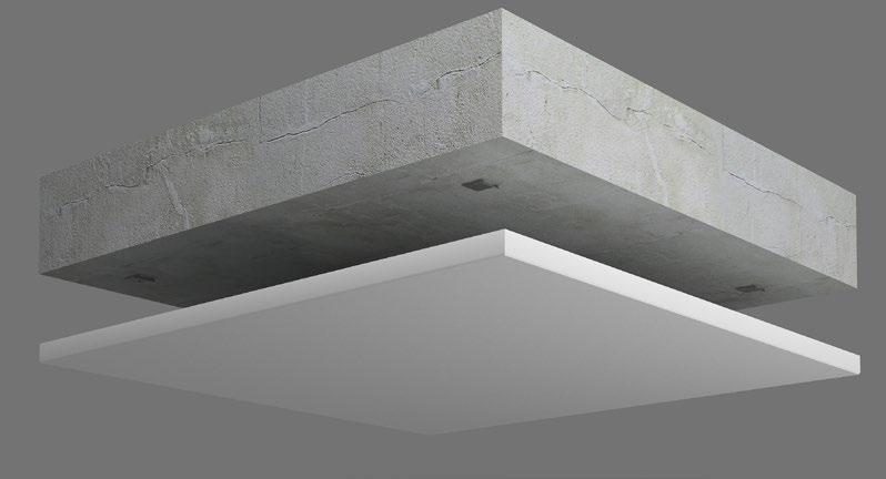 do betonowego stropu,