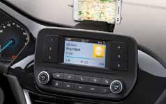 2", zestaw głośnomówiący z Bluetooth, 2 gniazda USB, 6 głośników, stacja dokująca MyFord Dock Dla wersji Trend opcja dostępna tylko w pakiecie Cool&Sound 1 (AGSAB) Radioodtwarzacz z Ford SYNC 3