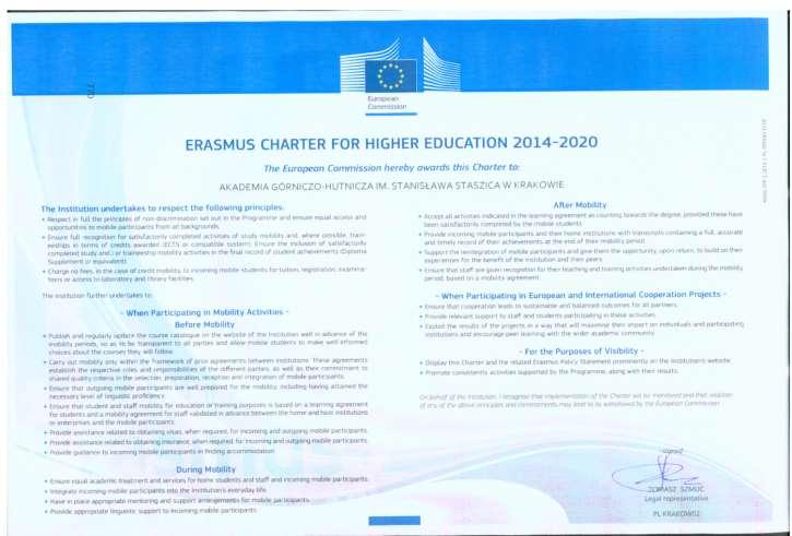 Umowy międzyinstytucjonalne w programie ERASMUS+ Wymiana studentów może być