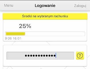 Ustal swoje hasło do Mobilnego Banku. Musi składać się z 8-12 cyfr. Przy kolejnym uruchomieniu aplikacji zaloguj się tym hasłem.